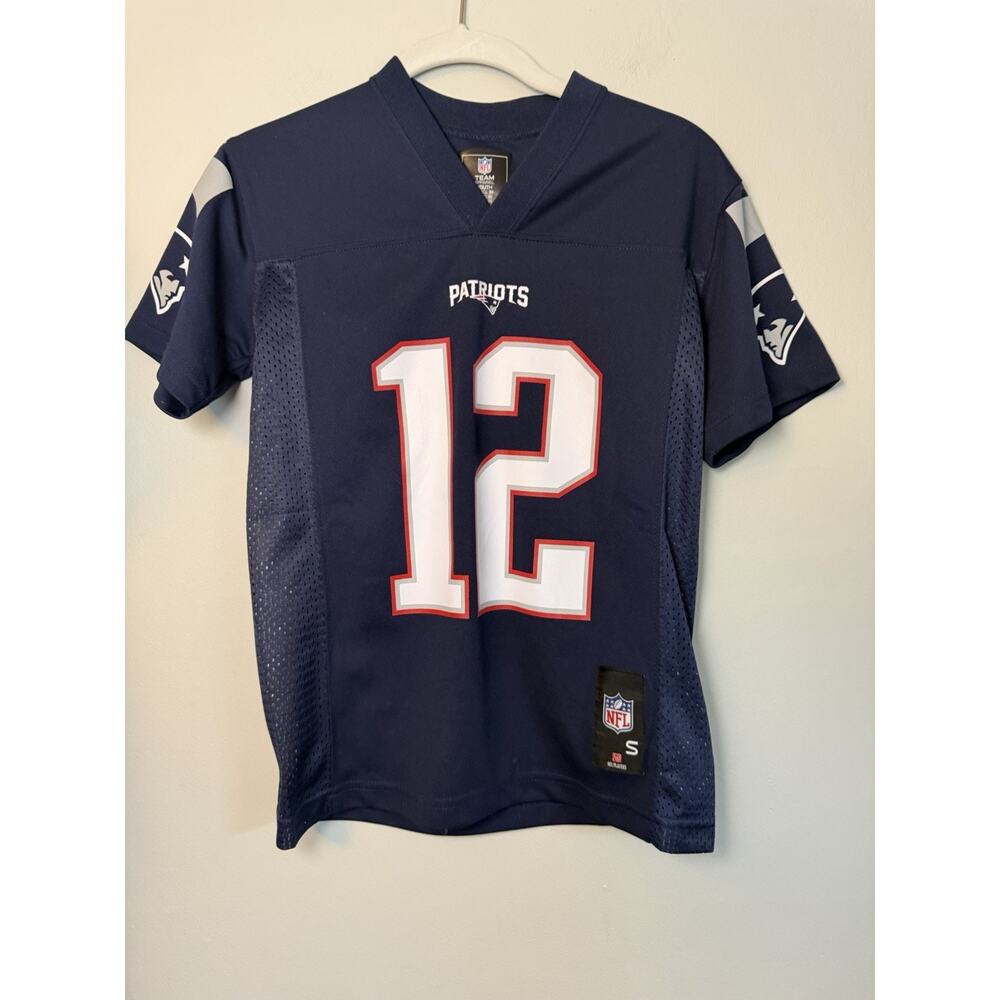 NFL Teams Tom Brady New England Patriots Youth Sz 8 Jersey